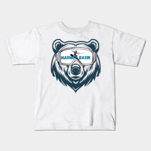 Marmot Basin Ski Alberta Canada Kids T-Shirt